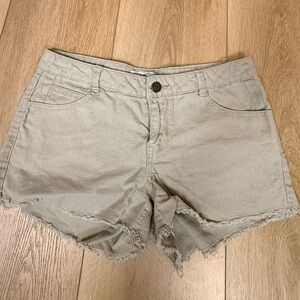 Jolt Tan Denim Jean Shorts Size 9